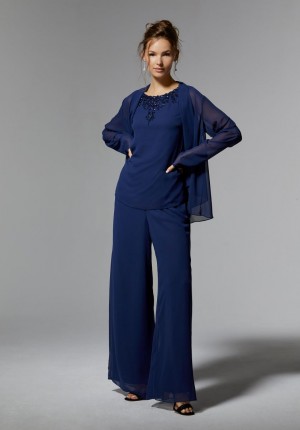 MGNY by Morilee 72913 Classy 3 Piece Mothers Pantsuit
