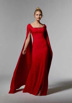 MGNY by Morilee 72915 Gown with Removable Flyaway Sleeves