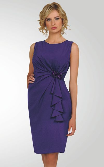 Stacy Adams Womens Sleeveless Purple Church Dress 78184 by BenMarc ...