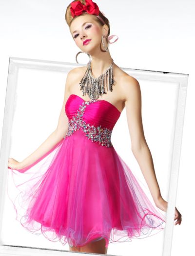 Semi Formal Dresses on Short Strapless Semi Formal Babydoll Dress     Simply Dresses