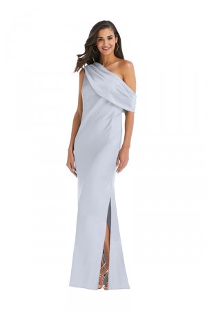 Dessy Social 8210 Convertible Draped One Shoulder Gown