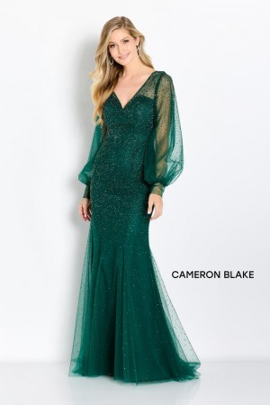 Cameron Blake CB754 Removable Sleeve Mother of Bride Gown