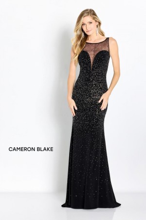 Cameron Blake CB757 Stone Illusion Mother of Bride Gown