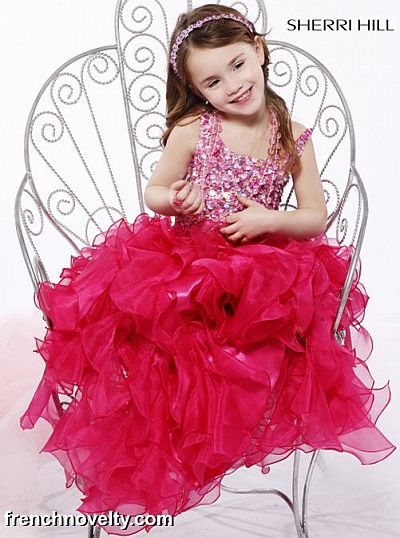Childrens Dresses on Sherri Hill Childrens Little Girls Pageant Dress Ch2722 Image