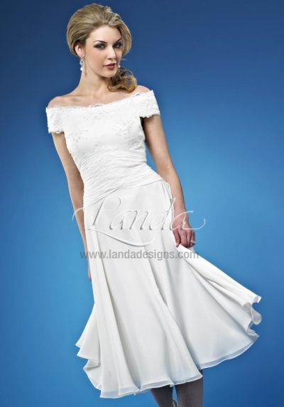 Casual Wedding Gowns on Informal Wedding Short Destination Bridal Dress Db216 By Landa Image