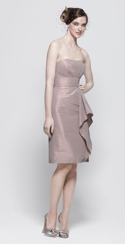 Wtoo Bridesmaid Dresses on Watters Maids Cocktail Length Bridesmaid Dress 7111 Image