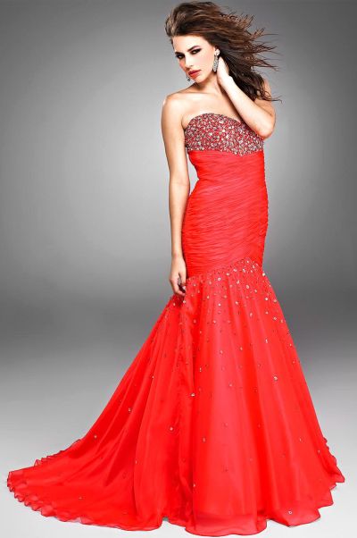 mermaid pageant gowns