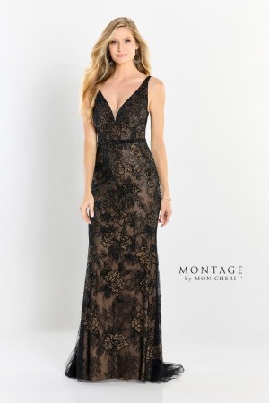 Montage M2212 Beaded Embroidered MOB Gown