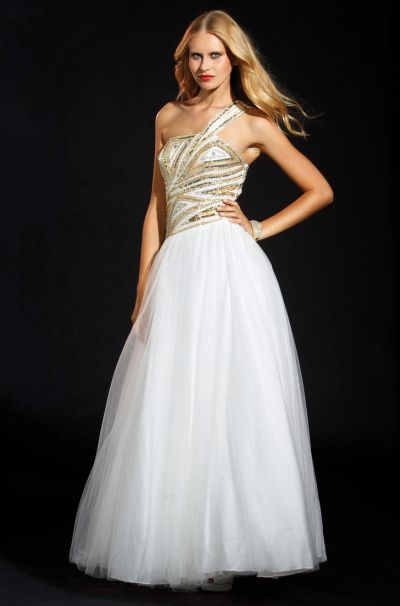 terani couture one shoulder gown