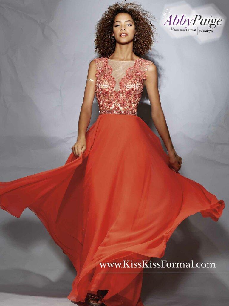 Kiss Kiss P3856 U Back Prom Dress French Novelty