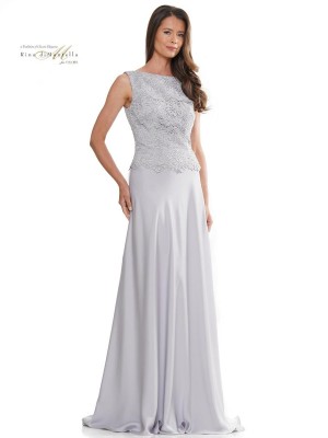 Rina Di Montella RD2973 Sleeveless Lace Top Mothers Gown