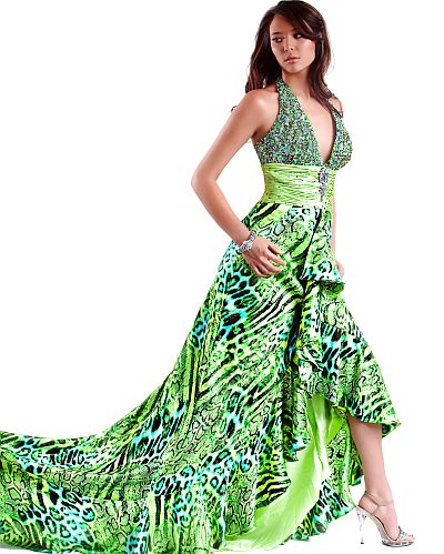 Green Cocktail Dress on Green Zebra Dress   Dresses Planet