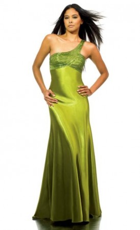 Val Stefani One Shoulder Evening Dress BB1550