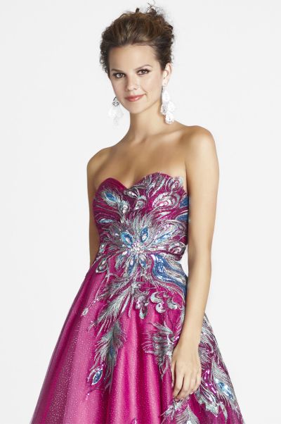 blush sparkle tulle