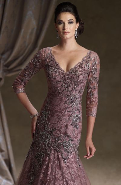 Ivonne D 113D06 Mermaid Lace Mother of the Bride Dress