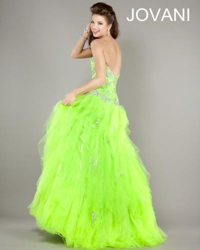 jovani strapless ball gown