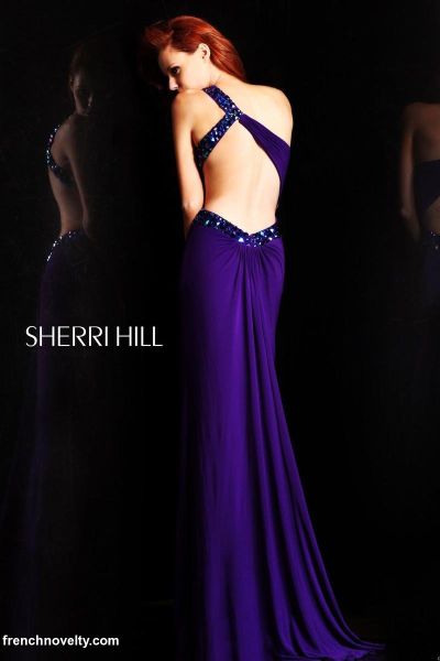 one shoulder sherri hill