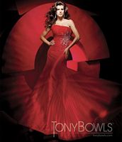 Tony Bowls Collection Pleated Stretch Taffeta Pageant Dress 111C04 image