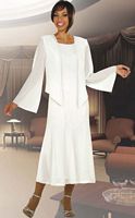 Ben Marc Misty Lane Off-White Evening Dress with Jacket 13484 image