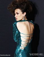 Sherri Hill Long Sequin Evening Dress for Prom 1458 image
