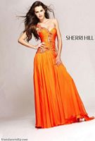 Sherri Hill Long One Shoulder Prom Gown 1460 image