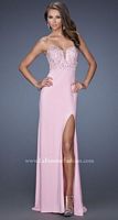 Size 4 Lavender GiGi 19869 by La Femme Low V Back Evening Dress image