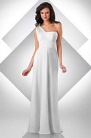 Bari Jay Illusion Chiffon Long Destination Wedding Dress 2020 image