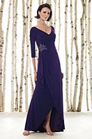 Cameron Blake by Mon Cheri Jersey High Low Evening Dress 211623 image