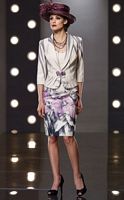 Dramatic Floral Print Jacket Dress Mon Cheri Social Occasions 211828 image