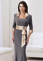 Montage by Mon Cheri Tea Length Mother of the Bride Dress 211901T image