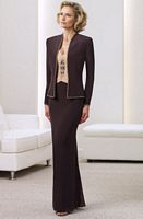 Montage by Mon Cheri Two Tone Long Mother of the Bride Dress 211902 image