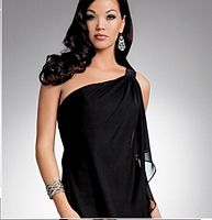 Size 10 Pistachio Jordan Draped Knee Length Bridesmaid Dress 260K image