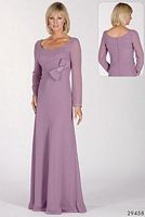 Alyce Paris JDL Sheer Long Sleeve Mother of the Bride Dress 29458 image