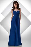 Size 12 Royal Bari Jay Bella Chiffon Long Bridesmaid Dress 310 image