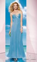 Size 12 Blue Alyce 35598 BDazzle Crystal Beaded Evening Dress image