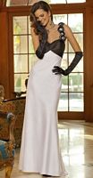 Alexia Designs One Shoulder Two Tone Flower Bridesmaid Dress 4066 image