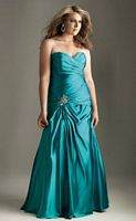 Flattering Plus Size Prom Dress Night Moves 6352W image