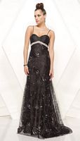 Alyce Designs Special Occasions Net Burnout Evening Dress 6521 image
