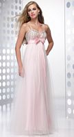 Feminine Tulle Prom Dress Alyce Designs 6589 with Spaghetti Straps image