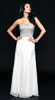 Size 2 Watermelon Sean Couture 70695 Beaded Silk Formal Dress image