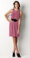 Watters Sleeveless Short Bridesmaid Dress with Ruffle Bodice 8510 image