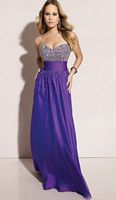 Prom Dresses 2012 Mori Lee Paparazzi Beaded Chiffon Dress 91080 image