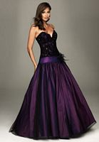 Evenings by Allure Tulle and Lace Ball Gown A404 image
