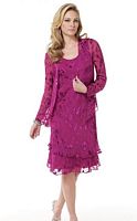 Capri by Mon Cheri Silk Burnout Mother of the Bride Dress CP2900-19 image