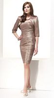 Jean De Lys Taffeta 2pc Short Jacket Dress 29338 by Alyce Designs image