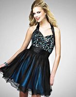 Sequined Tulle Landa Short Homecoming Party Dress EB302 image