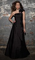 One Shoulder Long Mori Lee Angelina Faccenda Bridesmaid Dress 20101 image