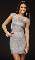 Fully Sequin Scala Short Cocktail Dress 14185 image