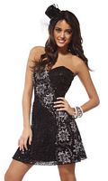 Sequins and Stones Scala Short Homecoming Dress 14189 image