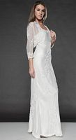 Destination Wedding Dresses Scala Long Jacket Dress 877 image